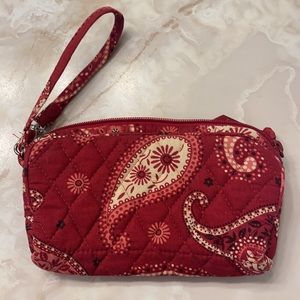 Red Vera Bradley Wristlet - Perfect Condition
